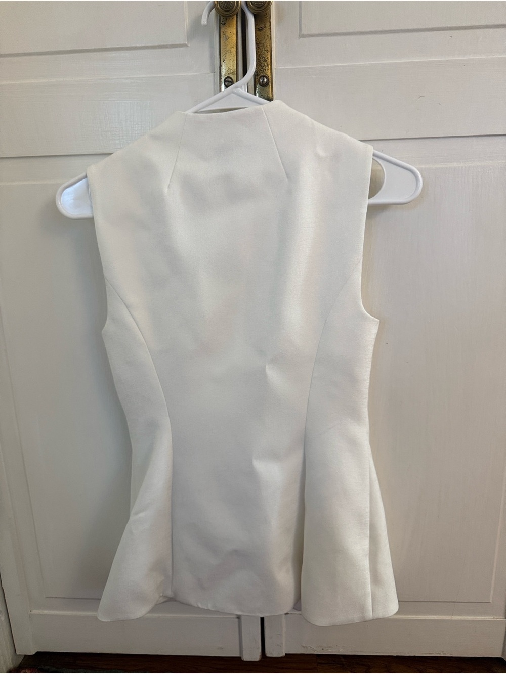 Reformation White Strapless Keyhole Front Dress - Picture 2 of 2
